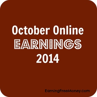 October Online Earnings 2014 #onlineblogincome via www.earningfreemoney.com